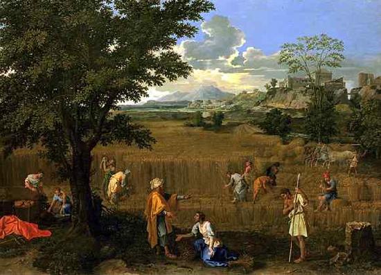 Nicolas Poussin L ete ou Ruth et Booz oil painting image
